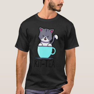 Kit Tea Graphic Cat Cat Owner Pets Animal Cats 1 T-Shirt