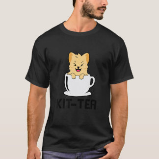 Kit Tea Graphic Cat Cat Owner Pets Animal Cats 2 T-Shirt