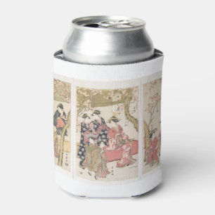 Kitagawa Utamaro flowers-1806 nature vines Vintage Can Cooler