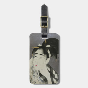 Kitagawa Utamaro’s Ase O Fuku Onna luggage tag