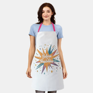 Kitchan apron believe in possibility