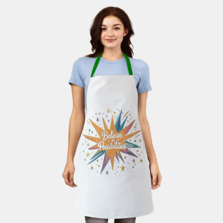Kitchan apron believe in possibility