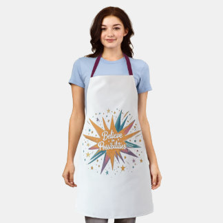Kitchan apron believe in possibility