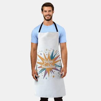 Kitchan apron believe in possibility