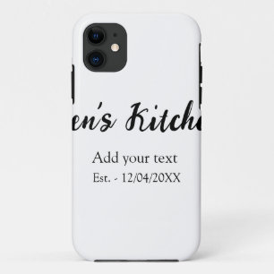 Kitchen add name year add your text name custom th Case-Mate iPhone case