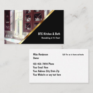 Kitchen And Bath Remodeling Business Card