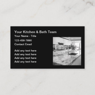 Kitchen And Bath Remodeling Services Business Card