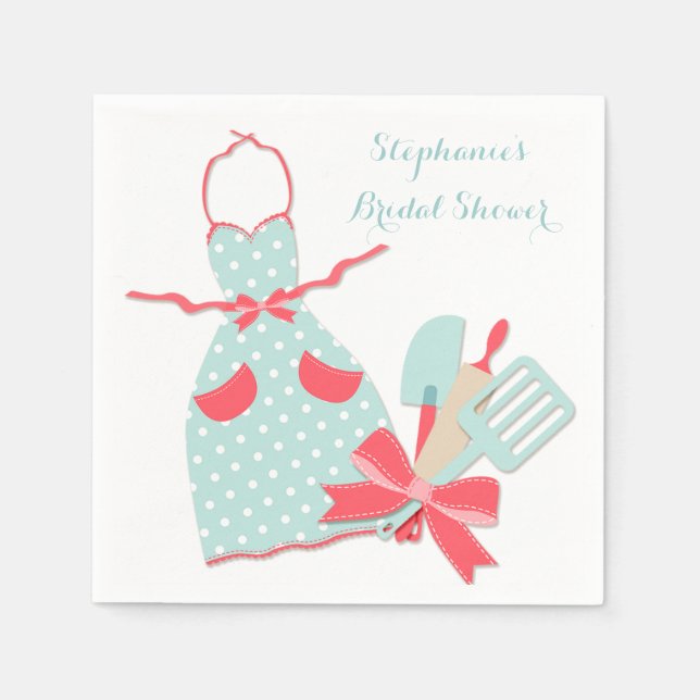 Kitchen Apron and Utensils Napkin (Front)