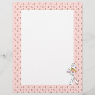 Kitchen Art Unlined Recipe Page to Print On