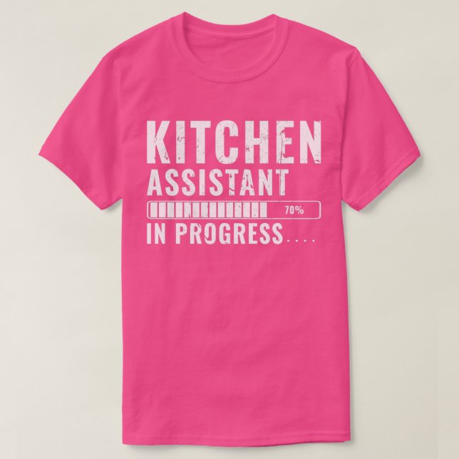 Kitchen assistant In Training Future Programmer T-Shirt (Design Front)