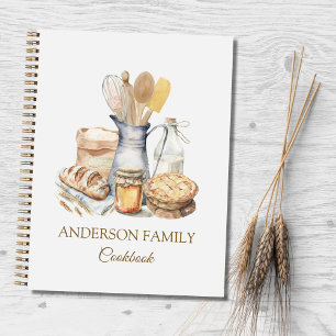 Kitchen Baking Utensil Family Recipe Cook Book