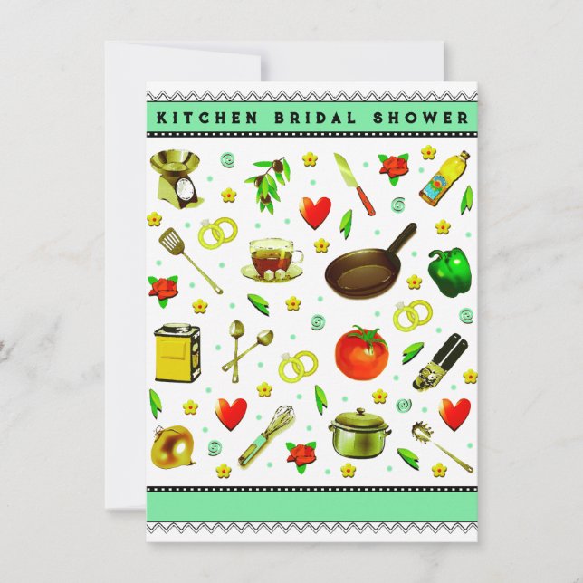 Kitchen Bridal Shower Invitation (Front)