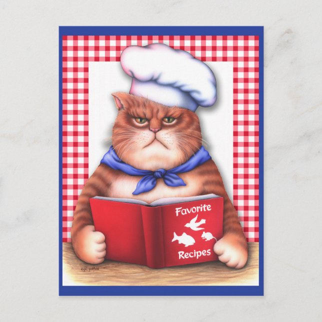 Kitchen Cat Postcard (Front)