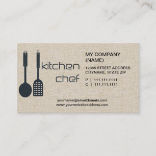 Kitchen Chef Business Card