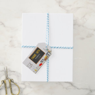 Kitchen Chef Cooking Party Gift Tags