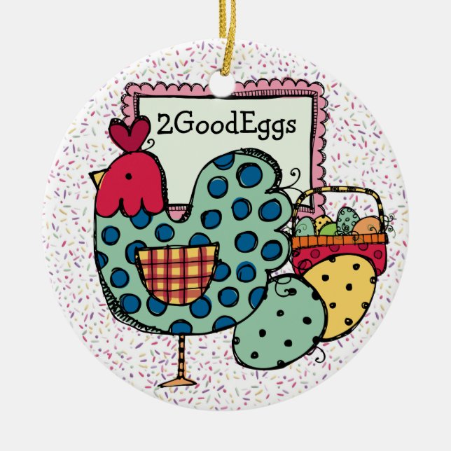 Kitchen Chicken - SRF Ceramic Tree Decoration (Front)