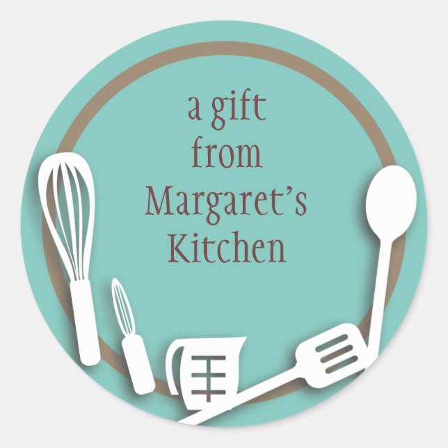 kitchen cooking utensils from my kitchen stickers (Front)