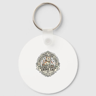 Kitchen Counter Crime Cat Kitchen Counter Crime Ca Key Ring