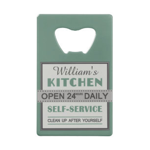 Kitchen – custom name – bottle opener