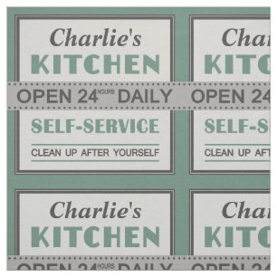 Kitchen – custom name – fabric
