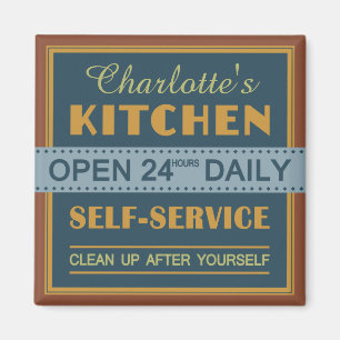 Kitchen – custom name – magnet