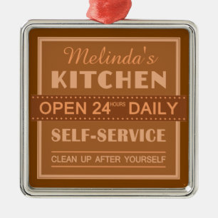 Kitchen – custom name – ornament