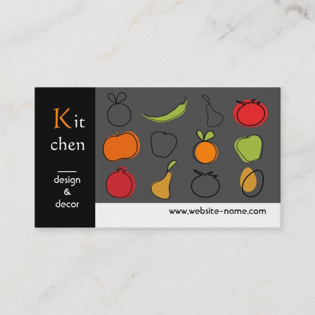 Kitchen Design Business Card (Front)