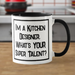 Kitchen Designer Super Talent. Two Tone Coffee Mug
