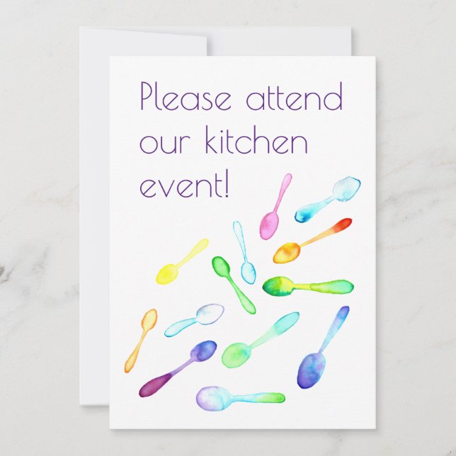 Kitchen Event Invitation (Front)