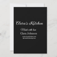 kitchen food chef add restaurant cater name detail
