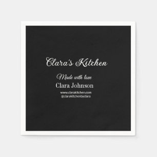 kitchen food chef add restaurant cater name detail napkin