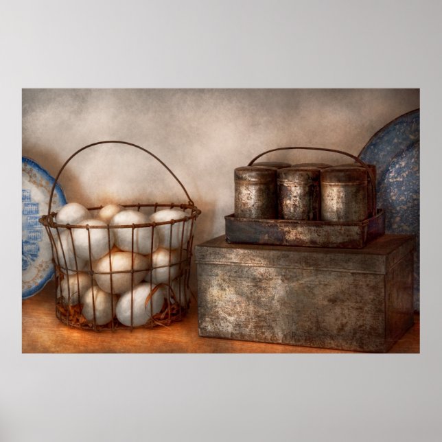 Kitchen - Food - Eggs - Fresh this morning Poster (Front)