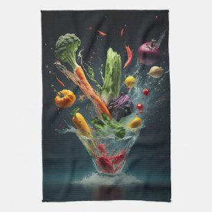 Kitchen Food Vegetable Tea Towel