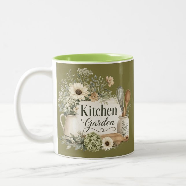 Kitchen Garden Accent Mug (Left)