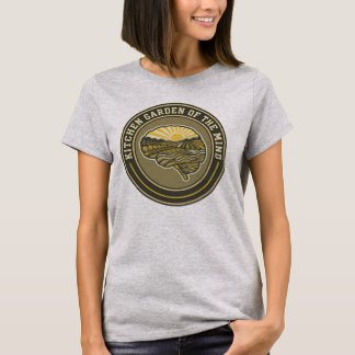 Kitchen Garden of the Mind Vintage Brain Emblem T-Shirt