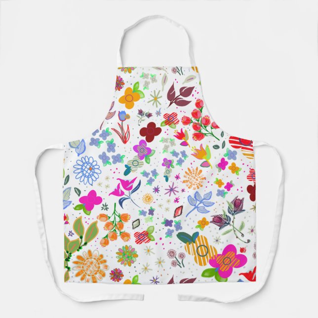 Kitchen & Garden Party Design Apron (Front)