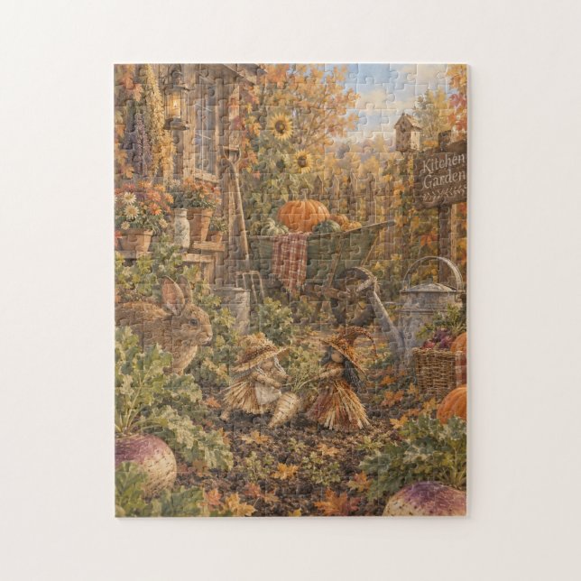 Kitchen Garden Witches Jigsaw Puzzle (Vertical)