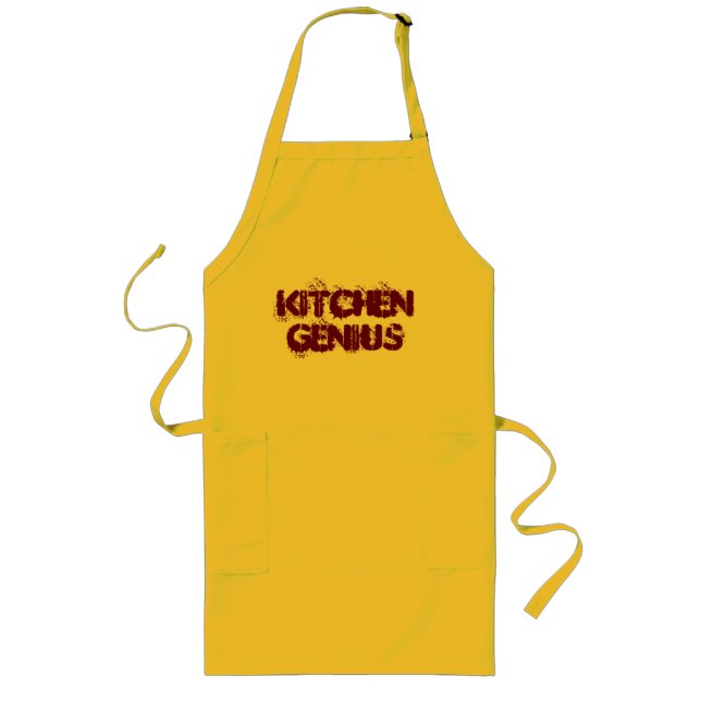 kitchen genius long apron (Front)