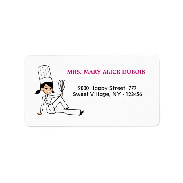 Kitchen Girl Address Label (Front)