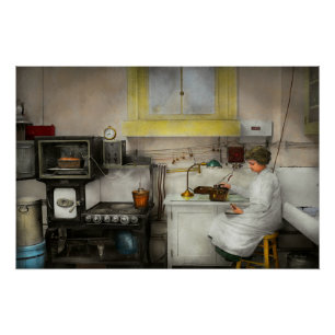 Kitchen - How I bake bread 1923 Poster