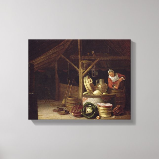 Kitchen Interior Canvas Print (Front)