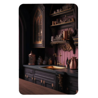  Kitchen Interior Design In a Gothic Style.  Magnet