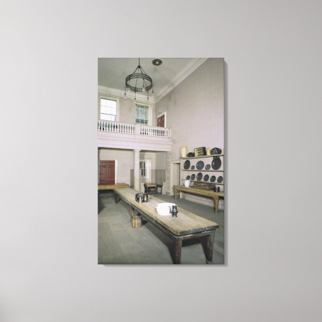 Kitchen Interior mid 18th century Canvas Print (Front)