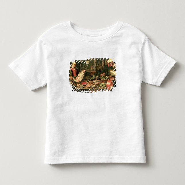 Kitchen Interior with a Maid Toddler T-Shirt (Front)