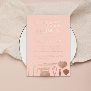 Kitchen Items Bridal Shower Rose Gold
