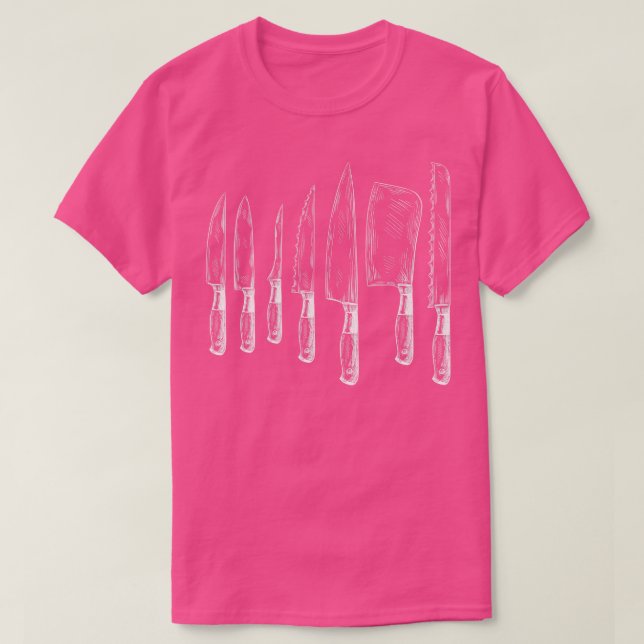 Kitchen Knife Kit T-Shirt (Design Front)
