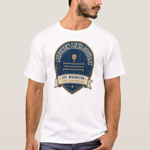 Kitchen Line Society Pickleball Badge – Dink Humou T-Shirt