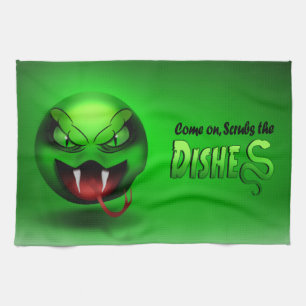 Kitchen Linen Snakemoji Tea Towel