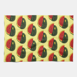 Kitchen linen torchon fruit watermelon tea towel