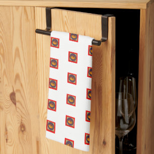 Kitchen Linen Yellow Teapot Tea Towel